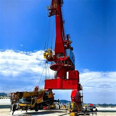 Port Crane 40 ton 60 ton ağır tutma konteyneri CE DNV Toplu
